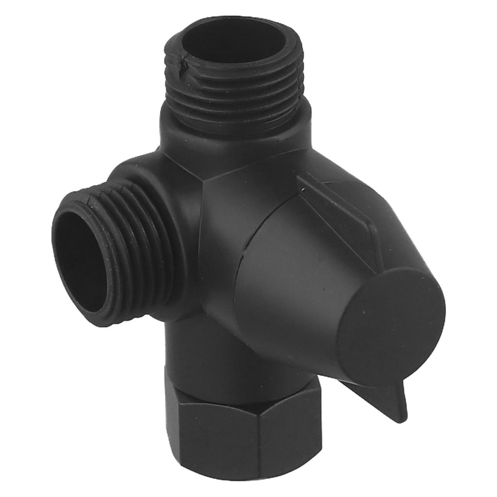 1PC 3-Way G1/2 Outlet Shower Head Diverter Valve T-Adapter Shower Hose Tap Splitter Bathroom Switch Adapter Connector Head
