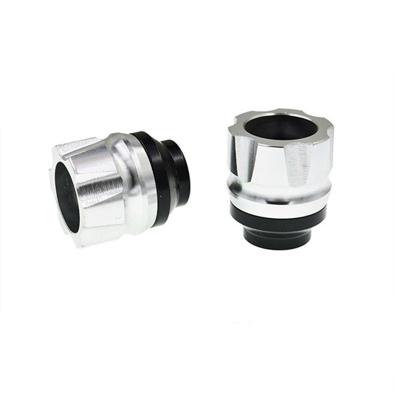 Aluminum Alloy Buffer Anti Collision Cup Front Fork Cup 13mm Wheel Protection Motorbike Crash Pads Motorcycle Frame Sliders Moto