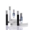 Matte Black & White Gradient 10ML Caramel Portable Perfume Spray Bottle
