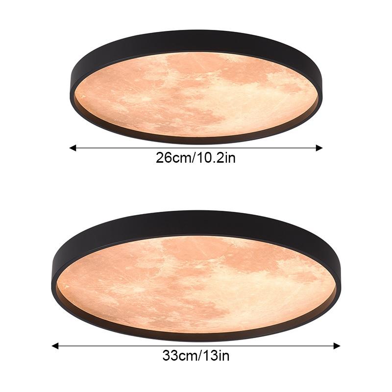 Modern LED Wall Lamp Moon Indoor Lighting For Bedroom Living Hall Room HOME Decoration Fixture Lights 18W, 24W decorate Lusters Lamp 220V