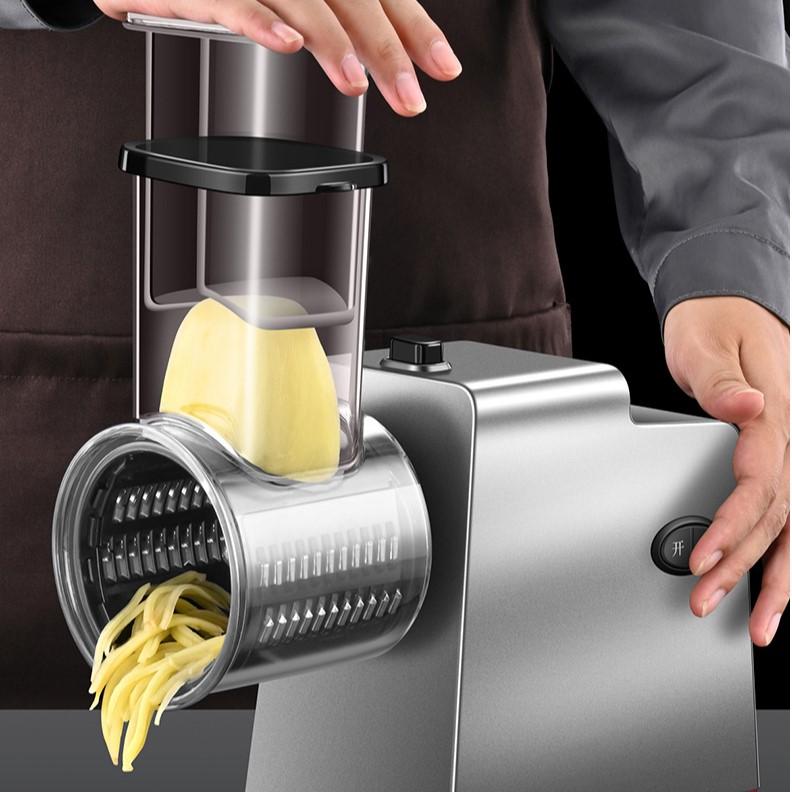 Ostriv elektrisk, 250W professionell elektrisk ostriv, block, grönsaker med 5 gratis tillbehör