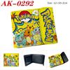 Pokemon Eevee Anime Full Color Snap Button PU Leather Short Wallet Card Holder Coin Purse for Men Women Students
