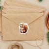 500/roll, Christmas, Creative Cartoon, Squirrel, Sealing Stickers, Gift Packaging, Envelope Stickers