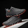 Men Women Fashion Blade Shoes Knitted Mesh Sneakers Light Breathable Casual Sneakers for Running Outdoor Sports Shoes
