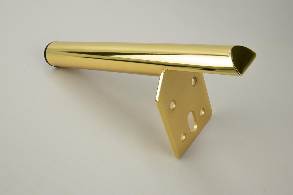 Furniture leg Pin gold chrome leg 15 cm