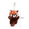 Cartoon Kawaii Animal Plush Pendant Plush Stuffed Red Panda Plushies Pendant  Unisex