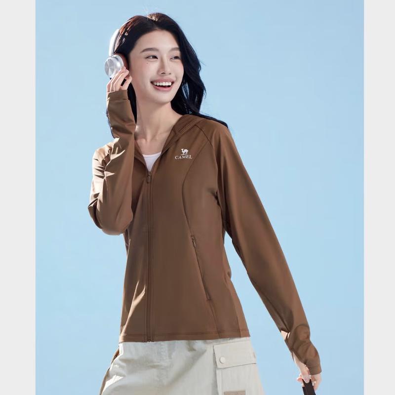 Camel Women's Cooling UPF 50+ Sun Protection Jacket