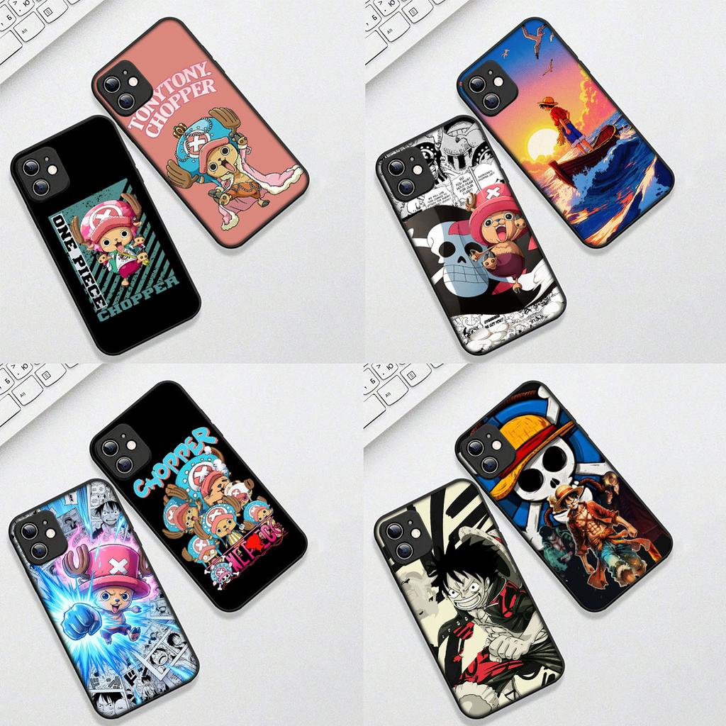 for Apple iPhone 16 14 15 Plus 11 Pro Max 16E ProMax + 16Plus 15+ 14+ Phone Cover Soft Case Tony One Pieces Luffy Tony Chopper