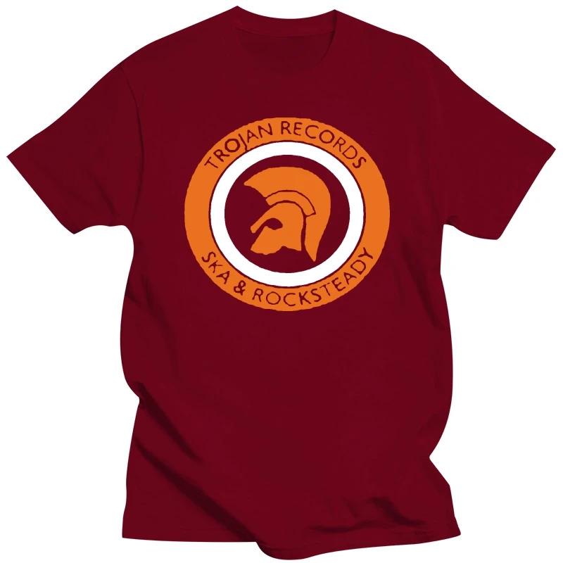 Summer Design Short sleeve O-Neck T-Shirt designer t shirt TROJAN RECORDS SKA ROCKSTEADY ORANGE Printed 2024 graphic t shirts S