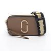 Used SNAPSHOT Shoulder Bag M0014146 Leather Gray Beige Used Women