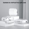 Earbud Protective Sleeve Anti-drop Shock-proof Transparent Soft TPU Bluetooth-compatible Earphone Split Case for AirPods Pro 2