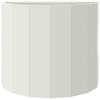 White Plant Pot 60 x 30 x 50 cm Steel