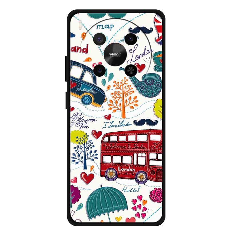 För ZTE Blade V70 Max Fodral 3D Blommigt Prägling Mjuk Silikon Telefonfodral för Nubia V70 Max Fodral Relief Blomma Skal Ny V 70 Max
