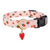 Pet Collar Adjustable Dog Neck Collar with Lovely Pendant Decors For Puppies and Adult Dog Outdoor Walking Gear