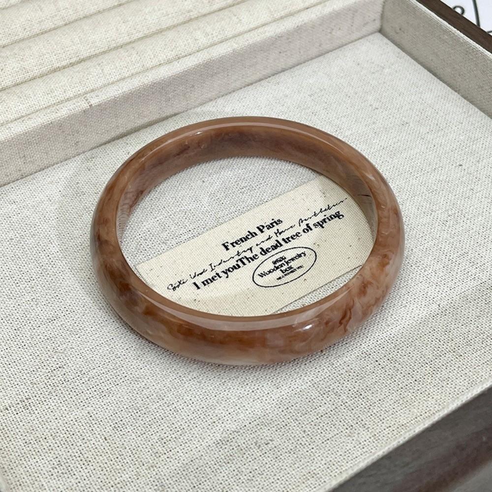 Irregular Chunky Bangles Wide Women Bangles New Acrylic Bracelets  Gifts