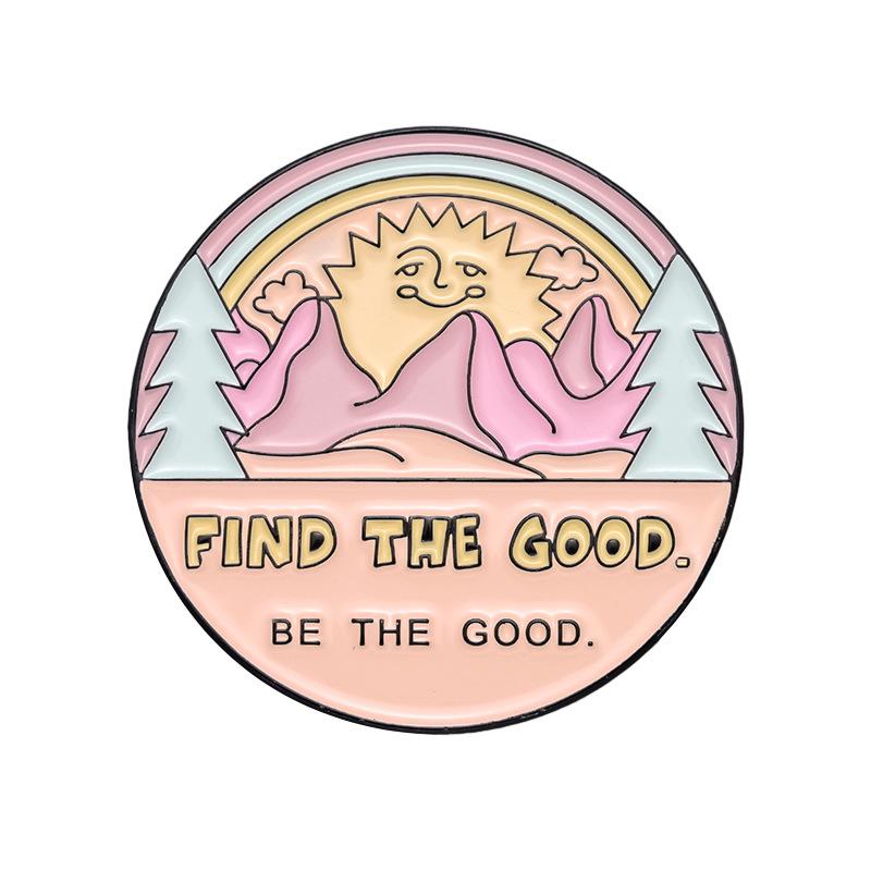 Alphabet Adorable Pink Brooch Geometric Design Cartoon Style Ideal For All Gender Backpacks