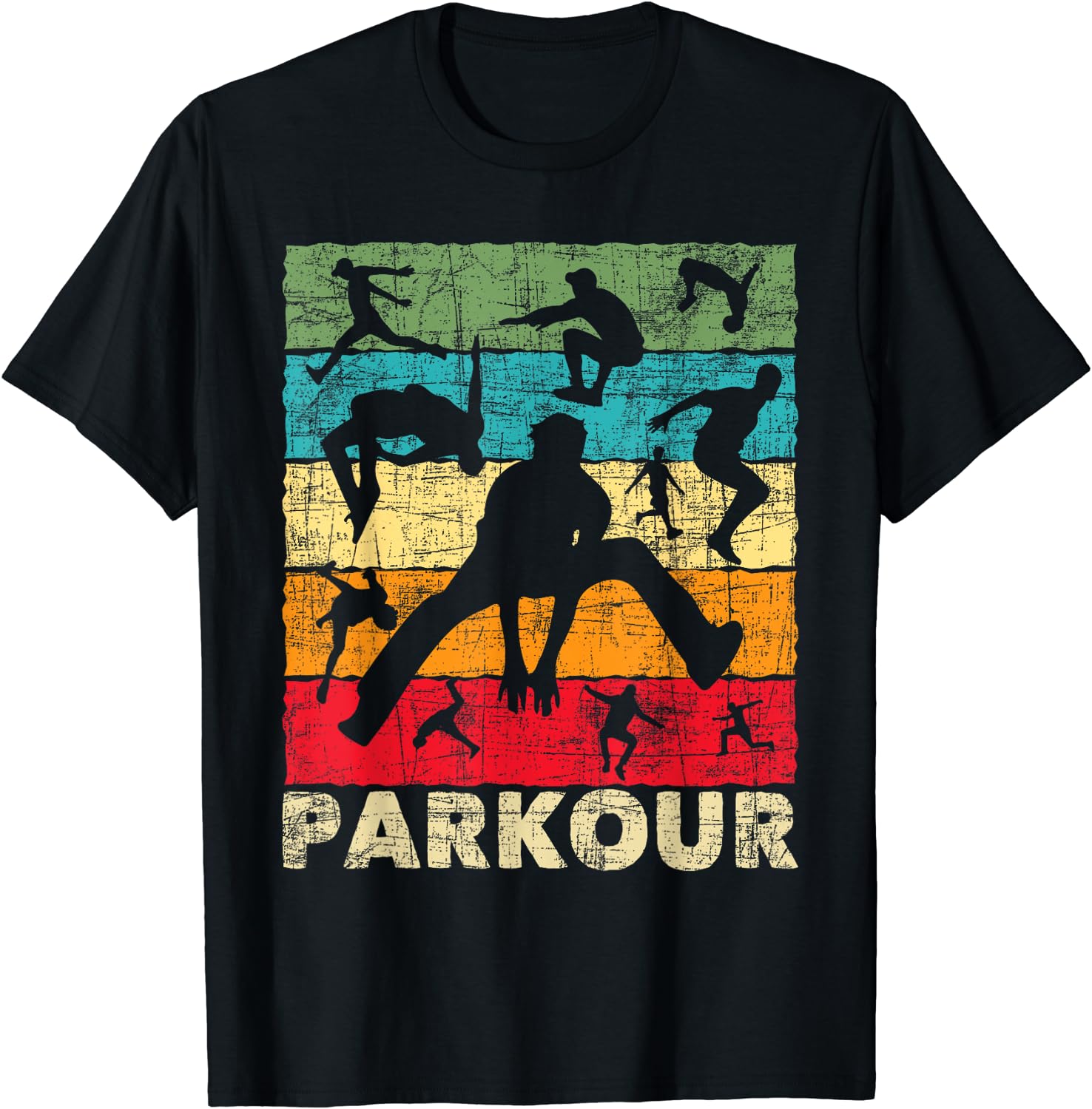 Parkour Lover Freerunner Freerunning Backflip Jumping TShirt Comic Punk Tops Hombre Summer Tshirt Hipster Roupas Masculinas S