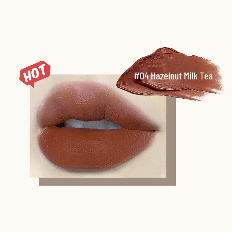 Peiqiao Camellia Velvet Lipstick 6802: One-Stroke Coloration, Moisturizing, Non-Fading, Non-Oily