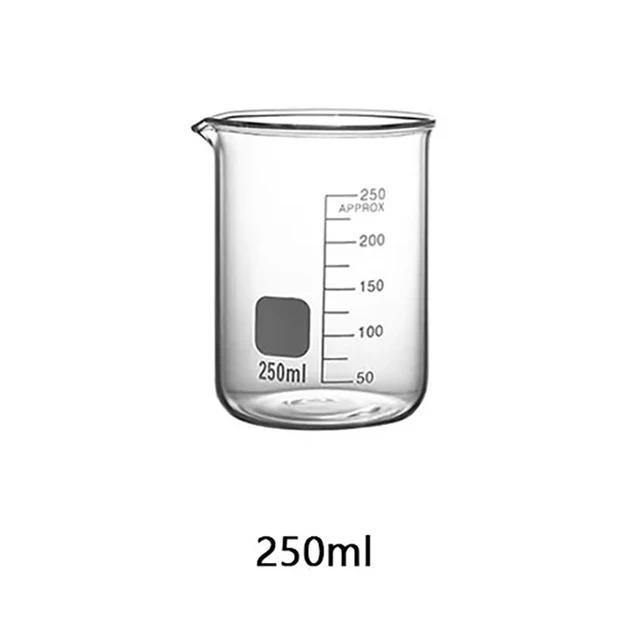 Lab Borosilicate GLass beaker Kitchen Graduated Beakers Measuring Glass Cup Chemical