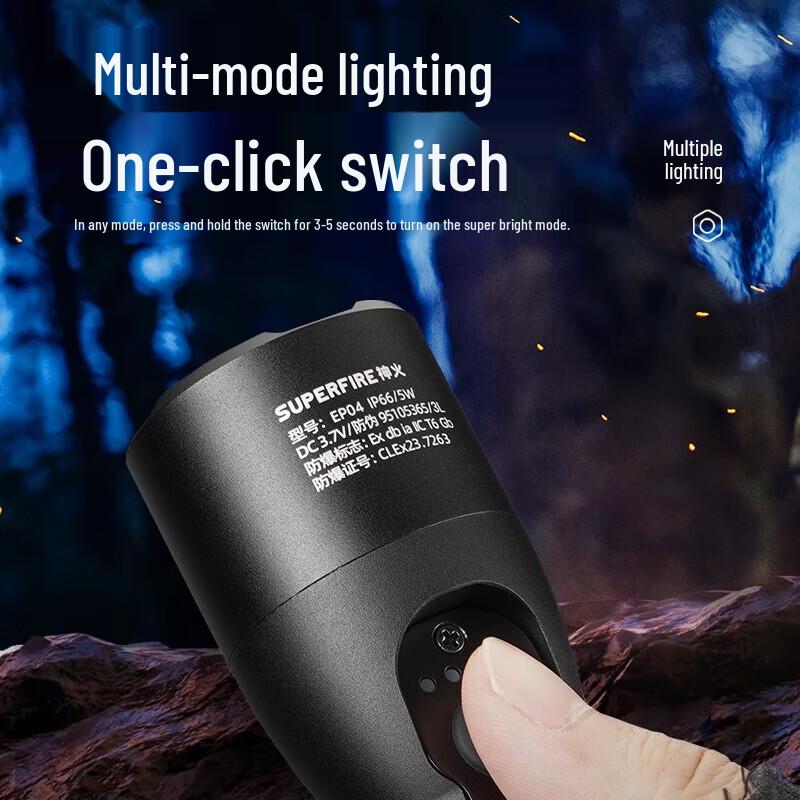 SupFire Industrial & Safety Rechargeable Flashlight Series