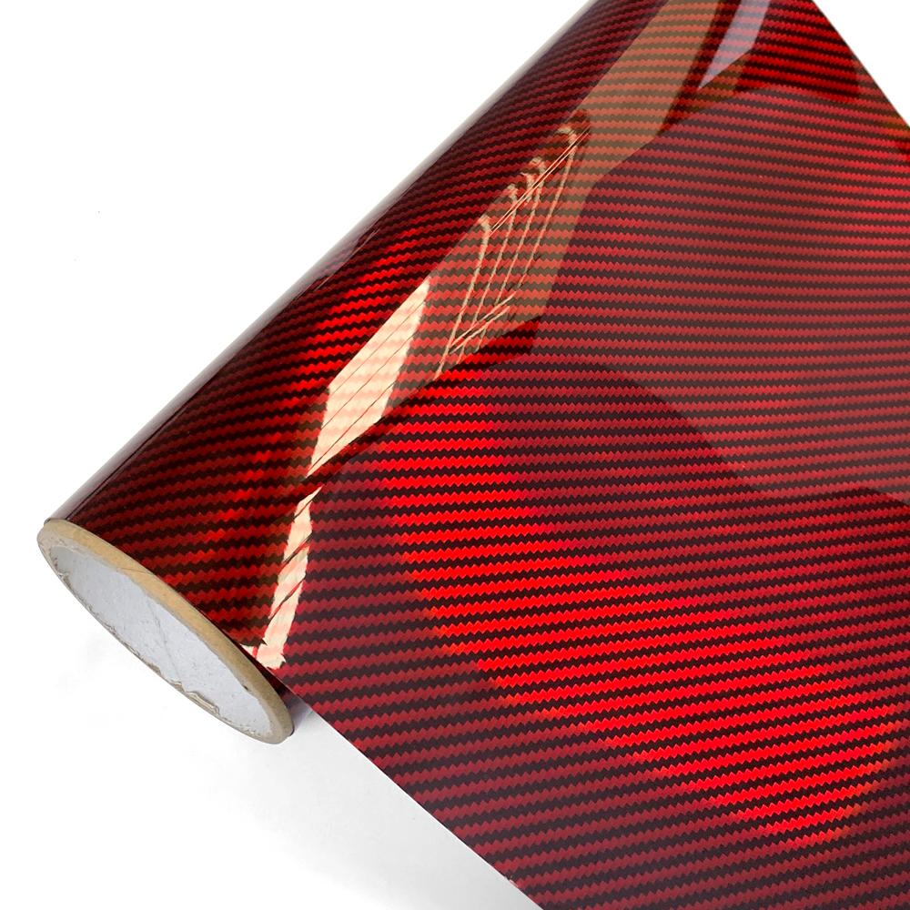 

Carbon Fiber Vinyl Film High Gloss Laser Black Motorcycle DIY Stickers Effect Wrap Sticker for Car Motorcycle Body Accessories 10x150cm красный
