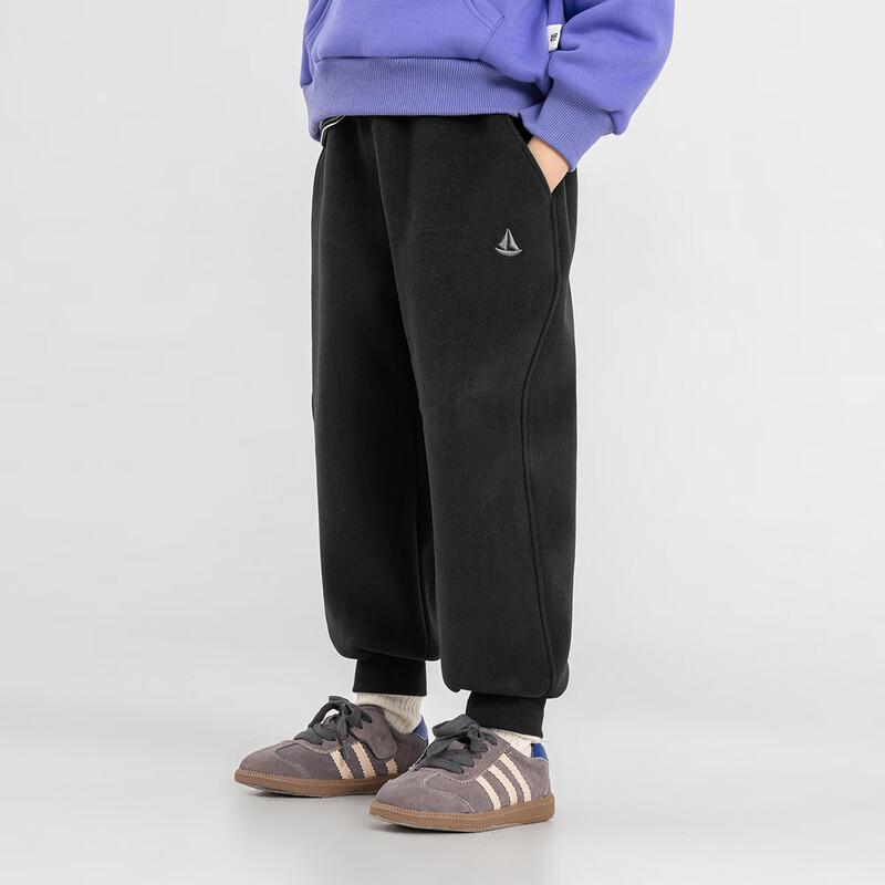 Boys  Plush-Lined Winter Jogger Sweatpants 120