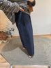 2026 Spring/Summer Women's High Waist Japanese Cropped Straight-Leg Balloon Pants