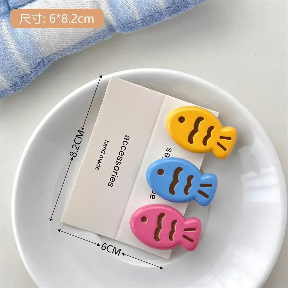 3pcs Cartoon Small Fish Hairpins Children Korean Styles Sweet Girls Colorful Mini Cute Hair Clips Hair Accessories Wholesale