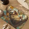 1PC Sloth Pattern Kitchen Rug Non-Slip Door Mats Pop Design Bathroom Rug Bath Mat Carpet for Home Sink Laundry Decor