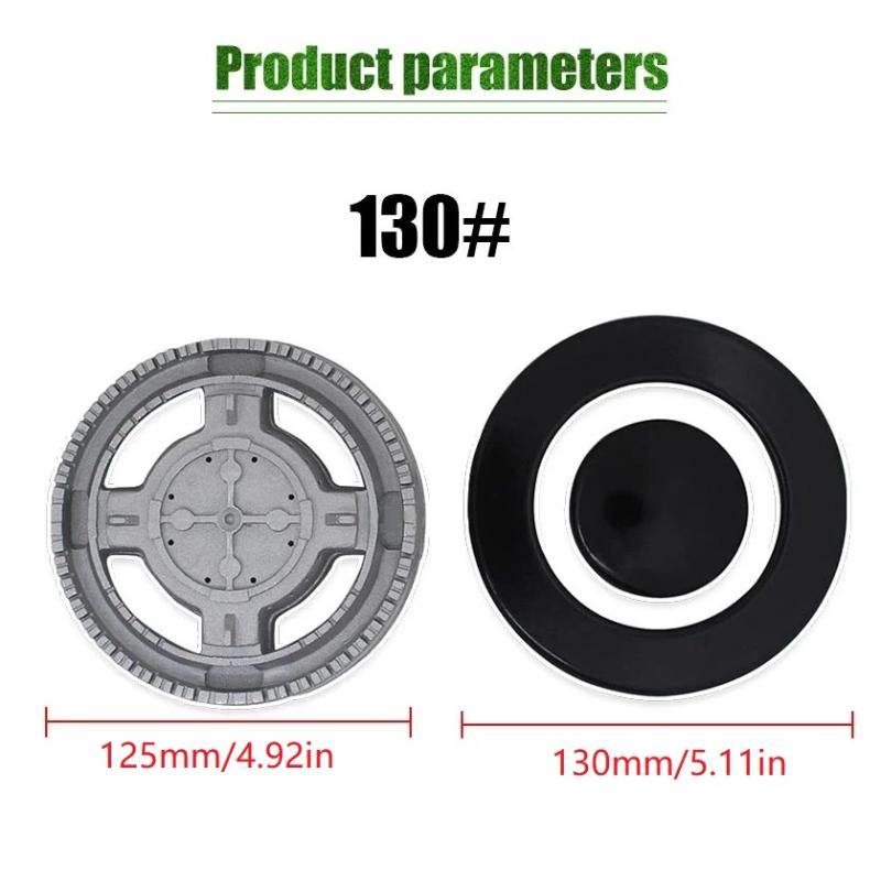 Gas Stove Burner Lid Cookware Hat Kit Upgraded Oven Gas Hob Burner Flame Cap Fits Most Gas Stove Burners Heat Distribution