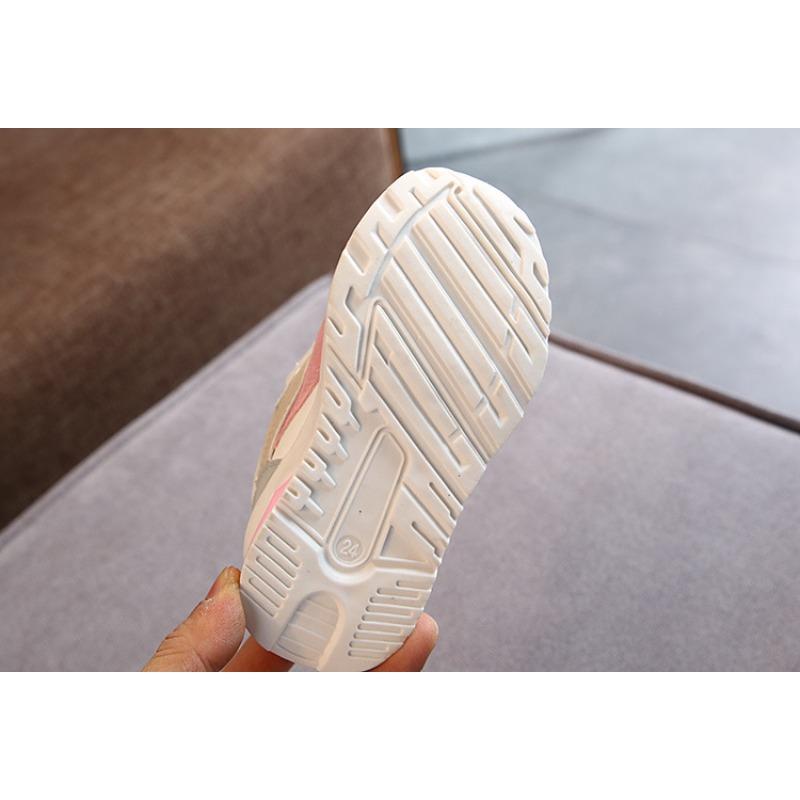 New Fall/Winter Cotton-Padded Kids' Sneakers – Classic Color-Block Design, Warm Versatile Running Shoes for Children