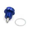 uxcell Fan Drain Bolt Fan Drain Screw for Car Magnet Aluminum Alloy M16 X 1.5 Blue