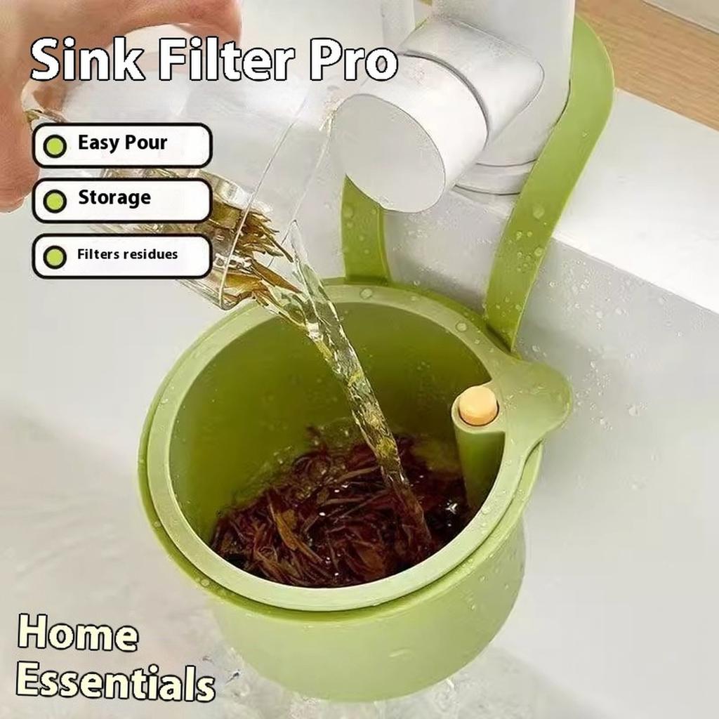 Household Kitchen Sink Hanging Strainer Basket Food Residue Filter for Drainage and Cleaning with Handle Design for Easy Installation and Removal