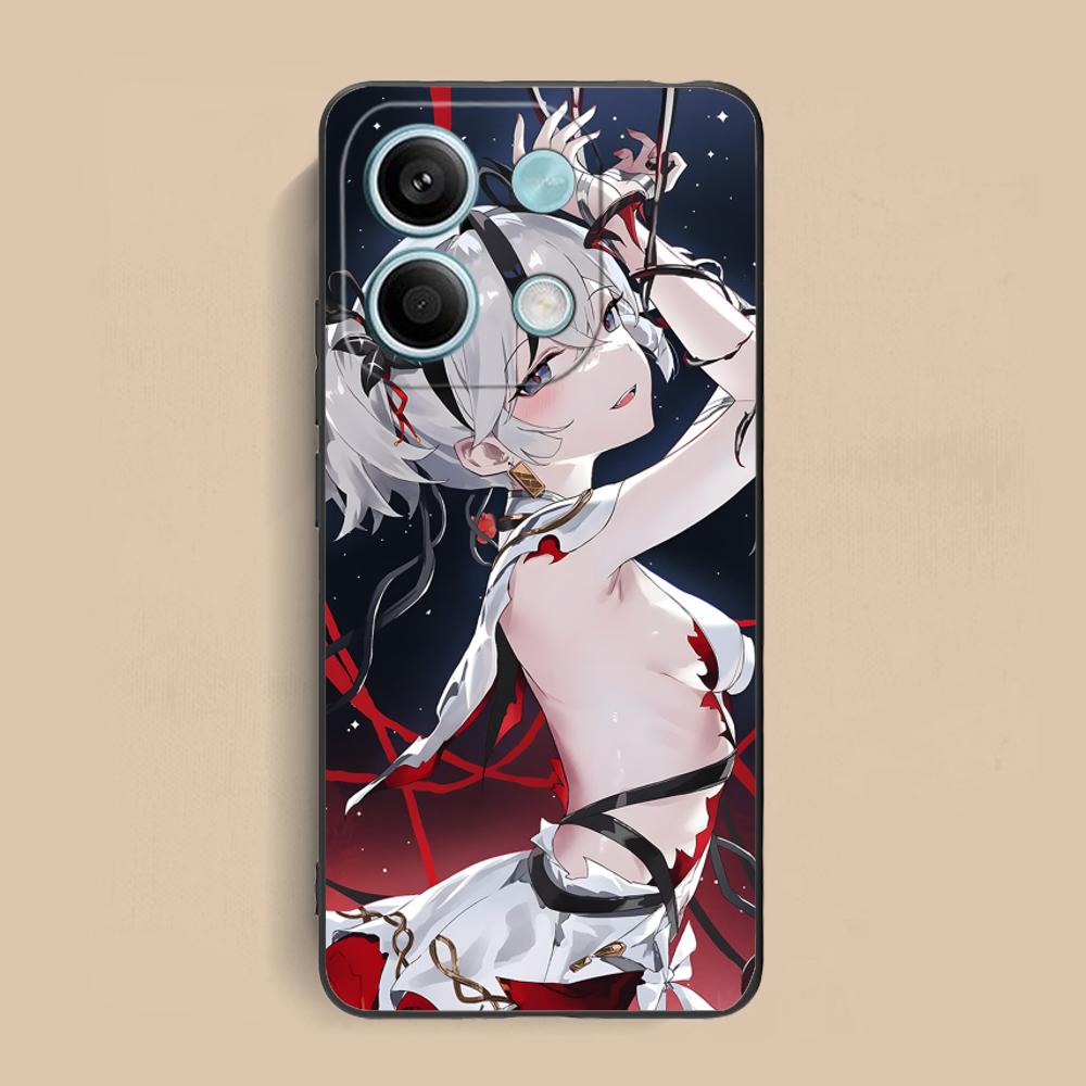 Wuthering Waves Camellya Phone Case for Xiaomi Redmi Note 14 13 12 11 S Pro Plus 4G 5G Colorful Printing Cover Pretty Cellphones