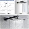 30/40cm Shower Arm Wall Mounted Shower Arm Shower Head Extension Shower Head Arm for Square Shower Head Rain Shower Head
