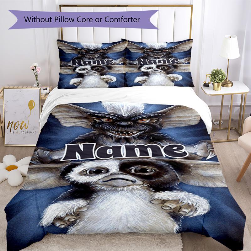 Warner (8) Customize Your Name Bedding Set Breathable Duvet Cover with Pillowcases Home Decoration Birthday Gift