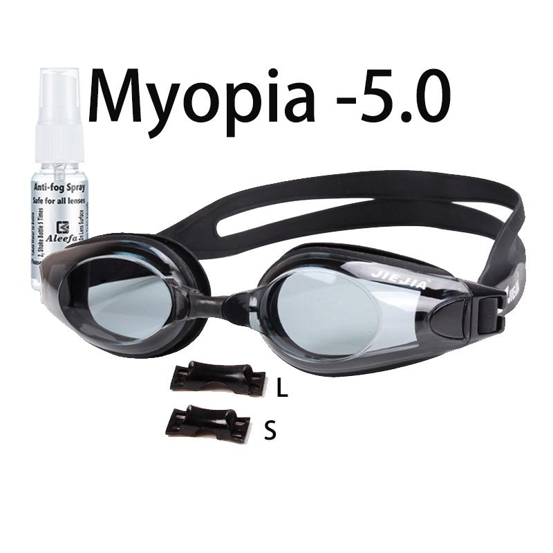 Race Swimming Goggles Myopia Glasses -1.5-9.0 Swim Googles for Kids and Adult L
