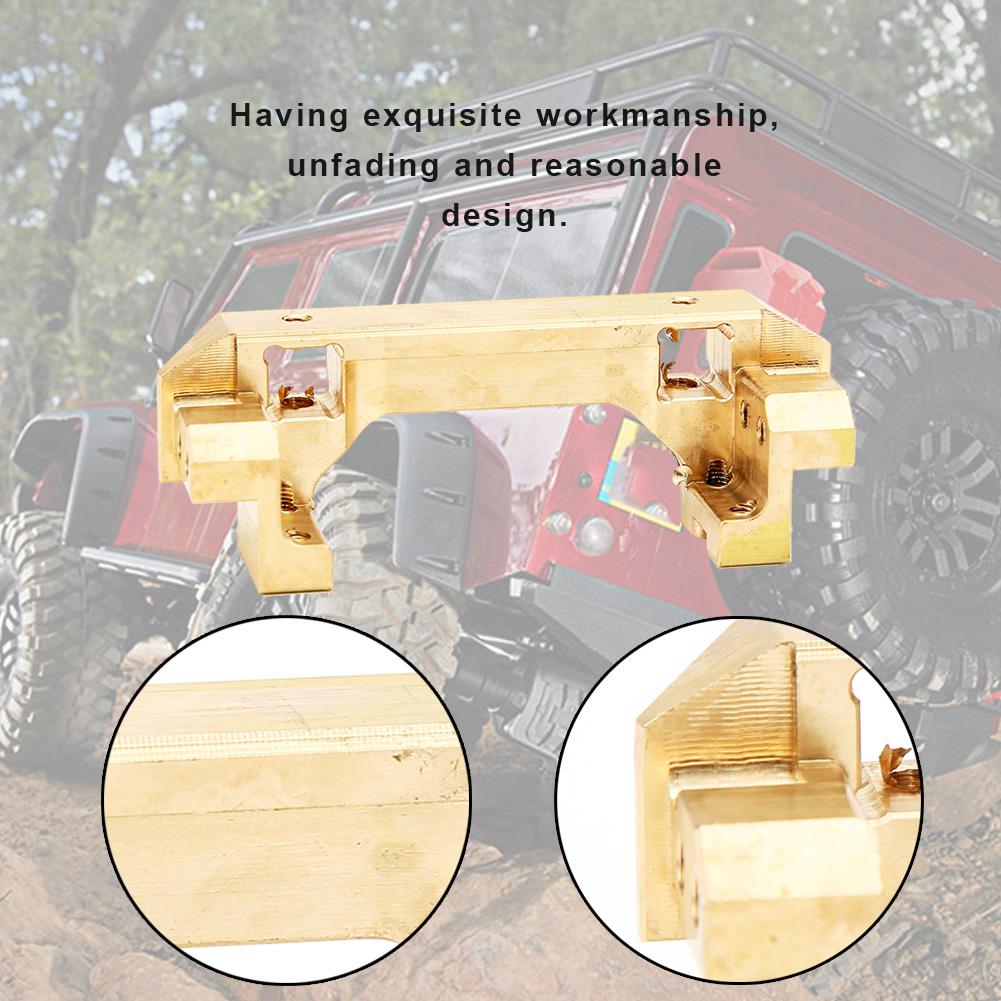 Brass Servo Fixing Mount Fit for Traxxas TRX 4 RC Crawler Car Upgrade Accessory