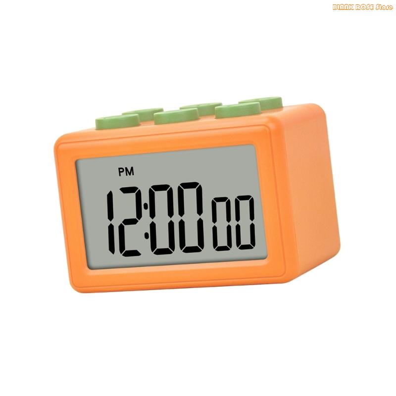 K1AE Triplicate Function Digital Clock Alarm Clock Dense ABS Substance Tall Accuracy Timing Exemplary For Cooking Workouts Study