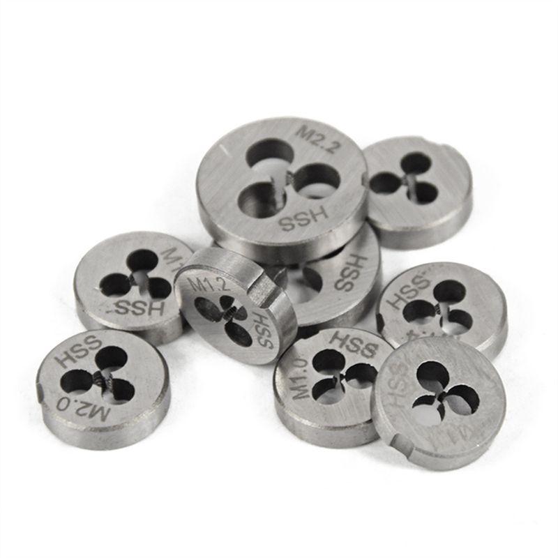 A20F-31Pcs Metric Tap And Die Set Hand Tap Drill Bit Screw Tap HSS Thread Die Wrench Handle Tap And Die Set