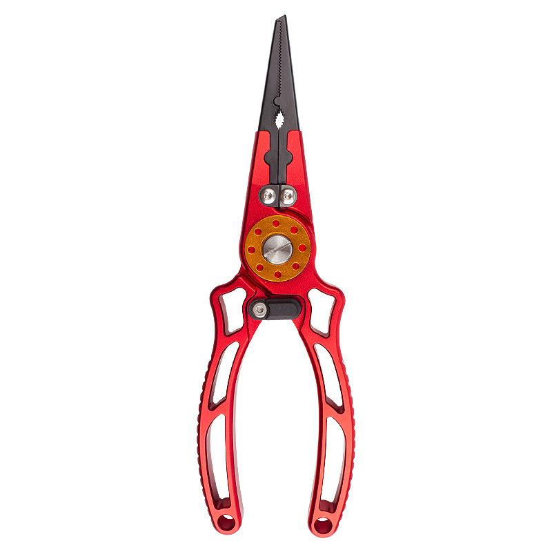 Multifunctional Fishing Pliers Aluminum Alloy Fishing Scissors Line Cutting Machine Fish Control Tool Portable Easy Storage Pliers Sleeve