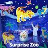 24TE 21 Slides Music Box Rechargeable Kid night Light 360 Rotating Lamp