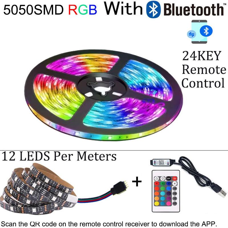 USB LED Strip Light Flexible Lamp 1M 2M 3M 4M 5M SMD3528 Diode Desk Screen TV Background Lighting Cabinet Lights Night