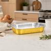 30pcs High Temperature Resistant Baking Pans Non-Stick Mini Loaf Pans  Oven Grill Air Fryer
