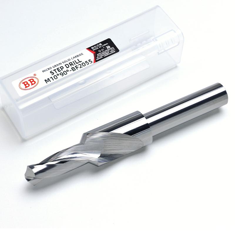 

BB Step Drill CNC Machine Drilling Tool Solid Carbide Ender Sentent 90 180 Градусов M3 M4 M5 M6 M10 M12 M3 (d3.4)x180Deg.