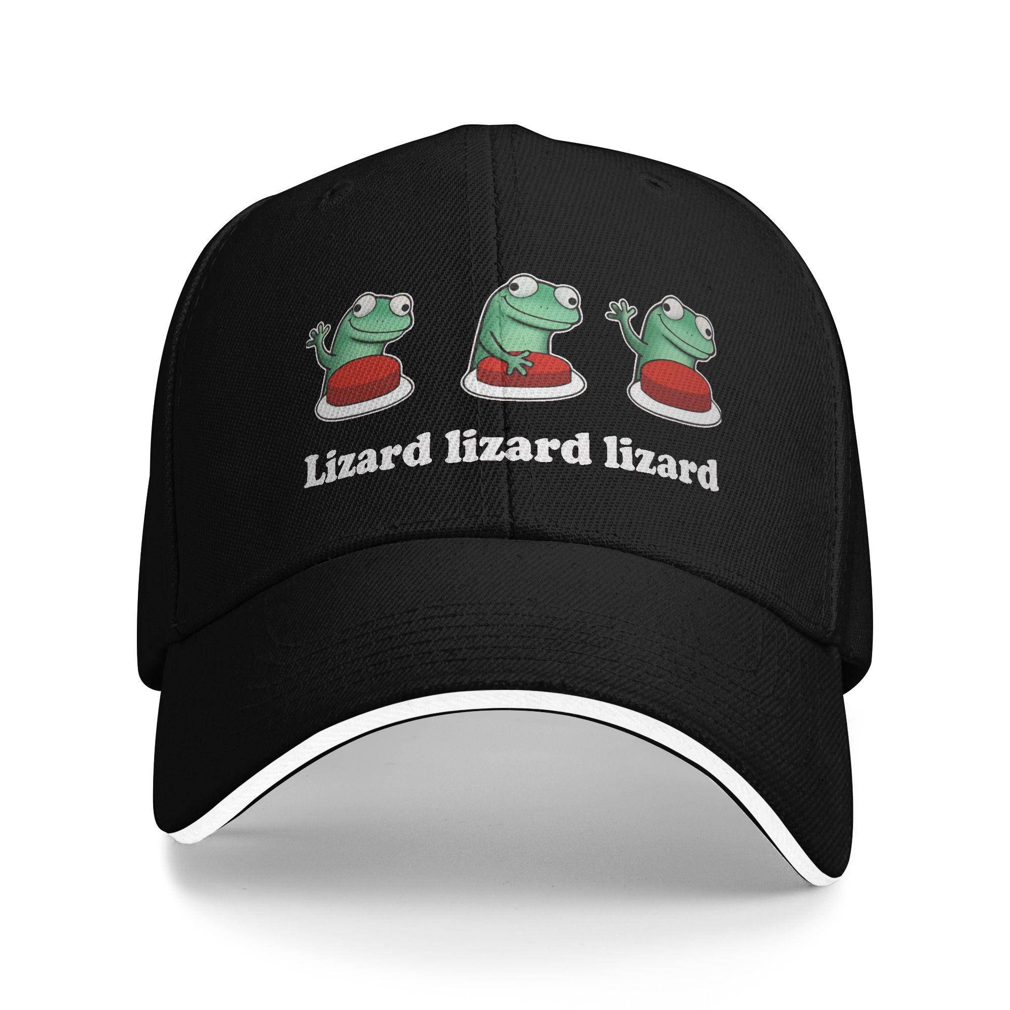 

Tom Lizard Funny Meme Baseball Caps Fashion Sandwich Hat Unisex Style Adjustable Sun Hat Sport One Size чёрный