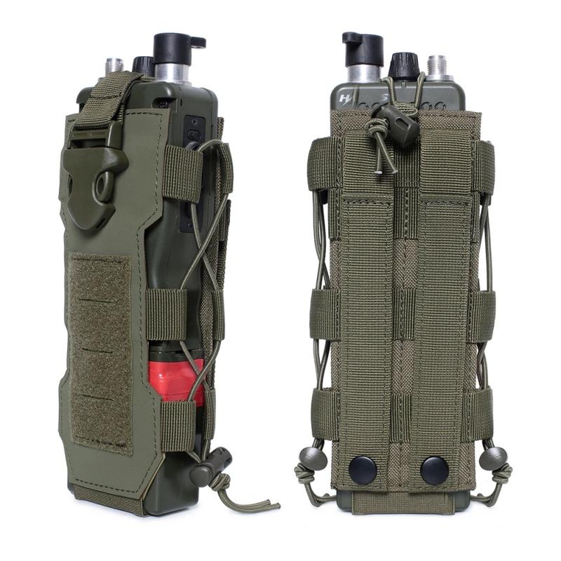 Tactical Molle Multi-Function Intercom Bag Camping Hiking Water Bottle Bag Hunting Backpack Bottles Holder Camping Equipment