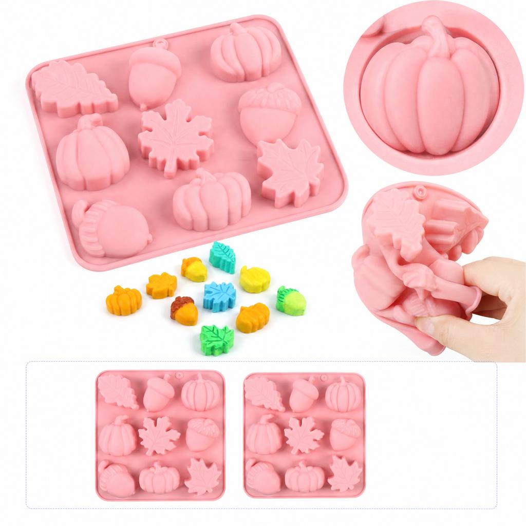 Pumpkin Silicone for Halloween Baking and DIY Crafts