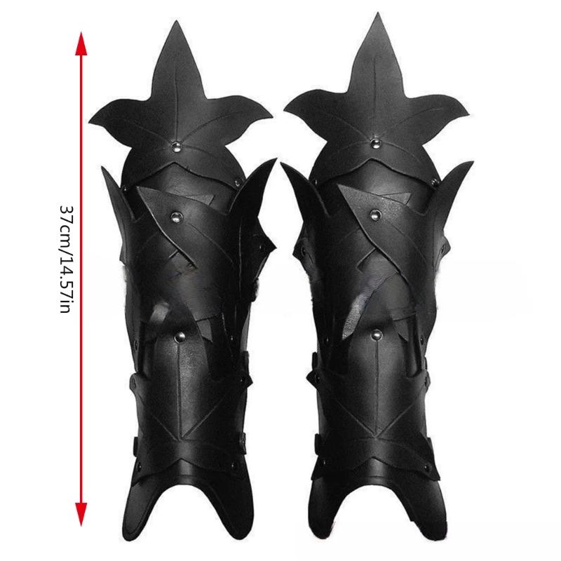 1 Pereche Apărătoare Braț Gotică Ajustabilă Cosplay Mănuși de Braț Medievale pentru Bărbați Femei Vintage Joc de Rol Petrecere Armură Apărătoare Braț