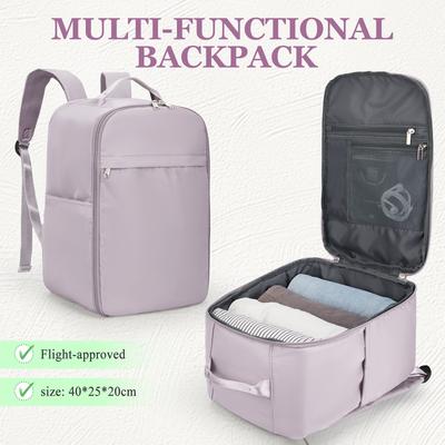 Cestovní batoh pod sedadlo, Batoh na notebook do příručního zavazadla, Cestovní batoh Mochila viaje cabina avion 40x20x25, Studentský školní batoh